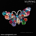 00064-xuping Модные украшения Кристаллы от Swarovski, красочные брошь-бабочка, хрустальная брошь